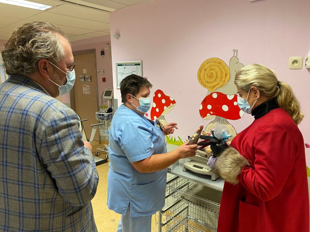 Marche en Famenne > hôpital Vivalia > la Princesse Léa de Belgique