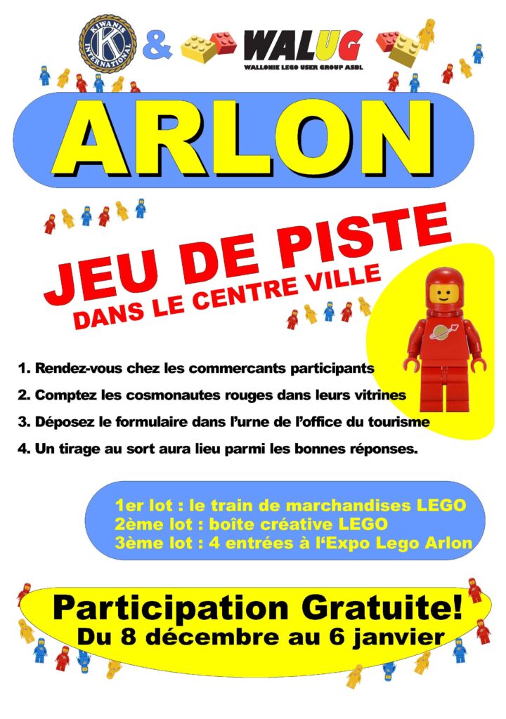 Arlon > Jeu de Piste Lego Bricks