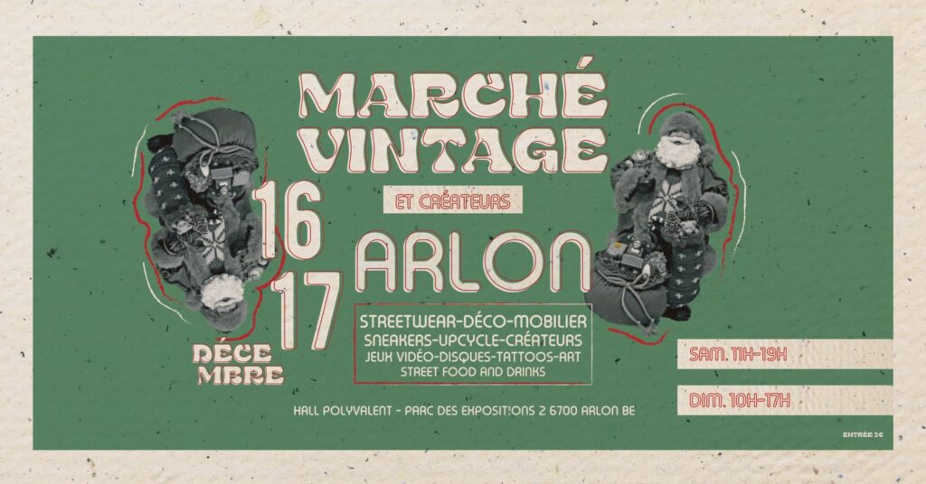 Arlon > hall polyvalent >Marché Vintage