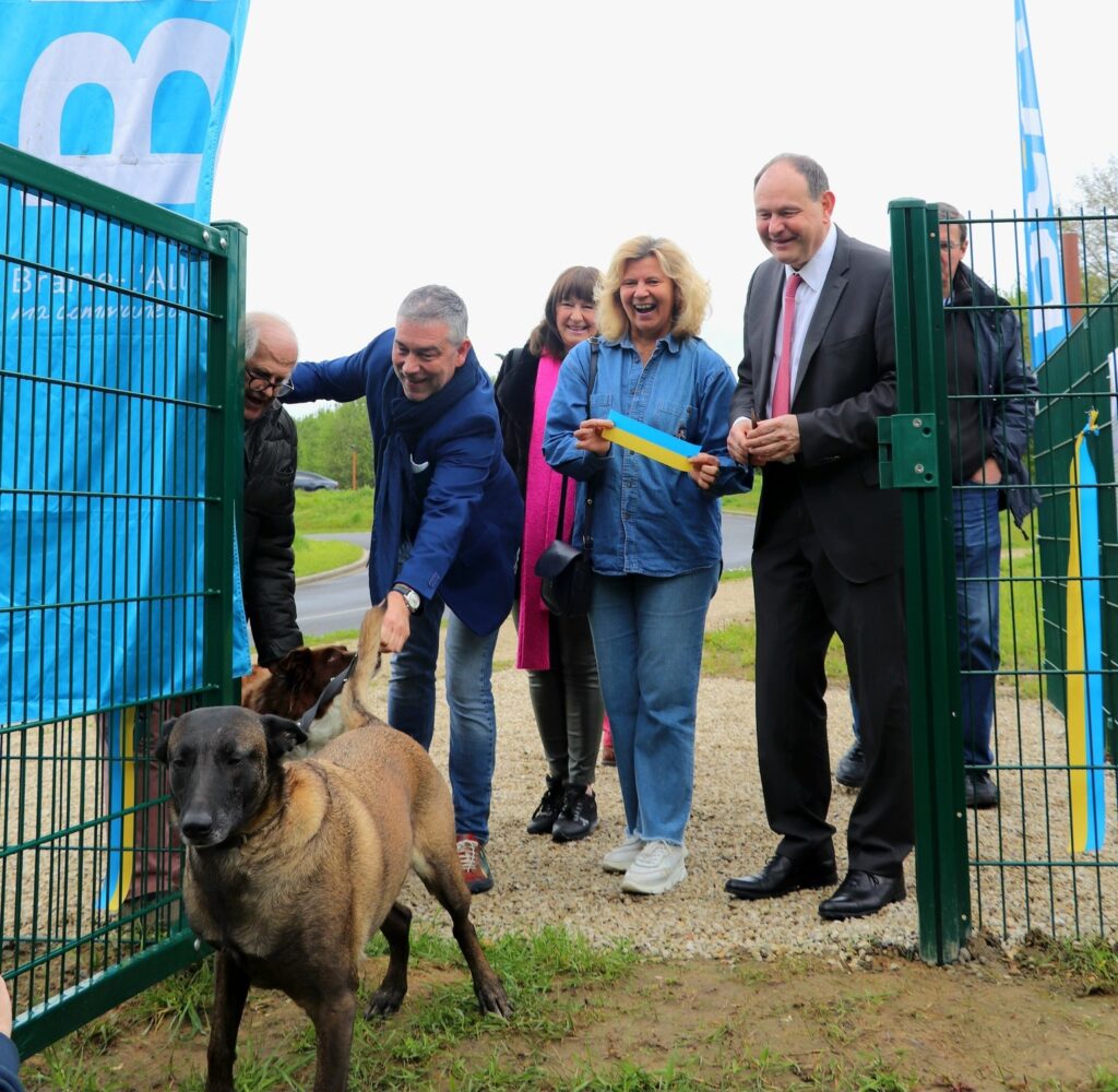 Le parc à chiens de Braine l'Alleud vient d'être inauguré!