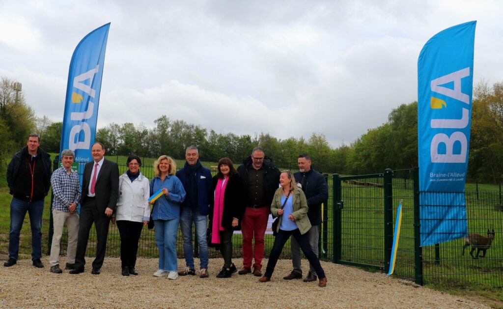 Le parc à chiens de Braine l'Alleud vient d'être inauguré!