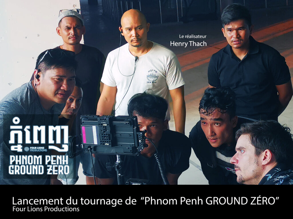 L'équipe du tournage de Phnom Penh Ground Zero