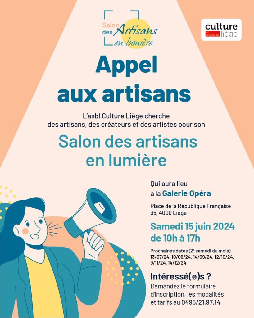 Appel aux artisans > Salon des artisans en lumière > Liège