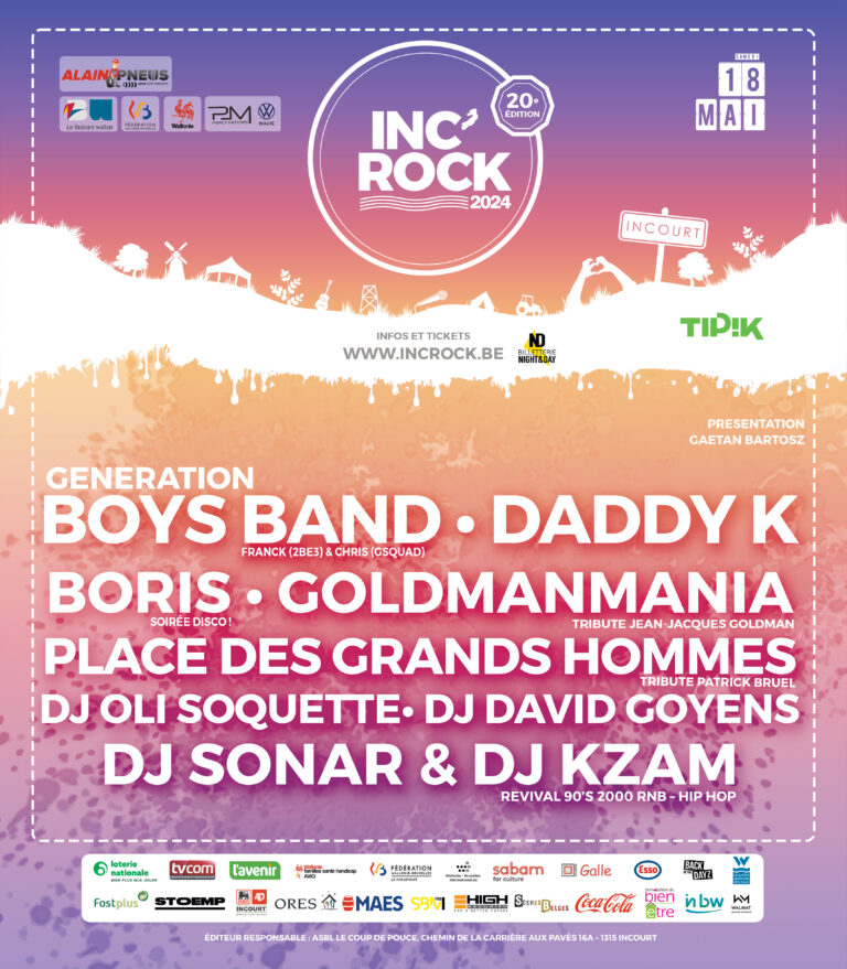 Inc’Rock Festival 2024 > changement de programme