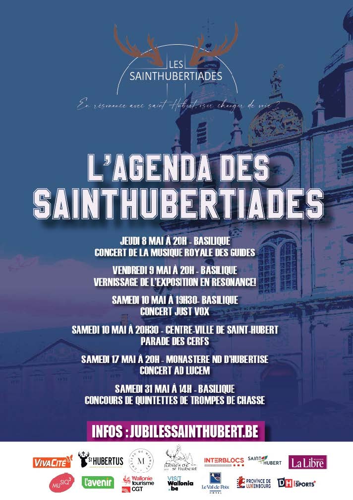 Saint-Hubert > Les Jubilés 2025-2027 > Programme