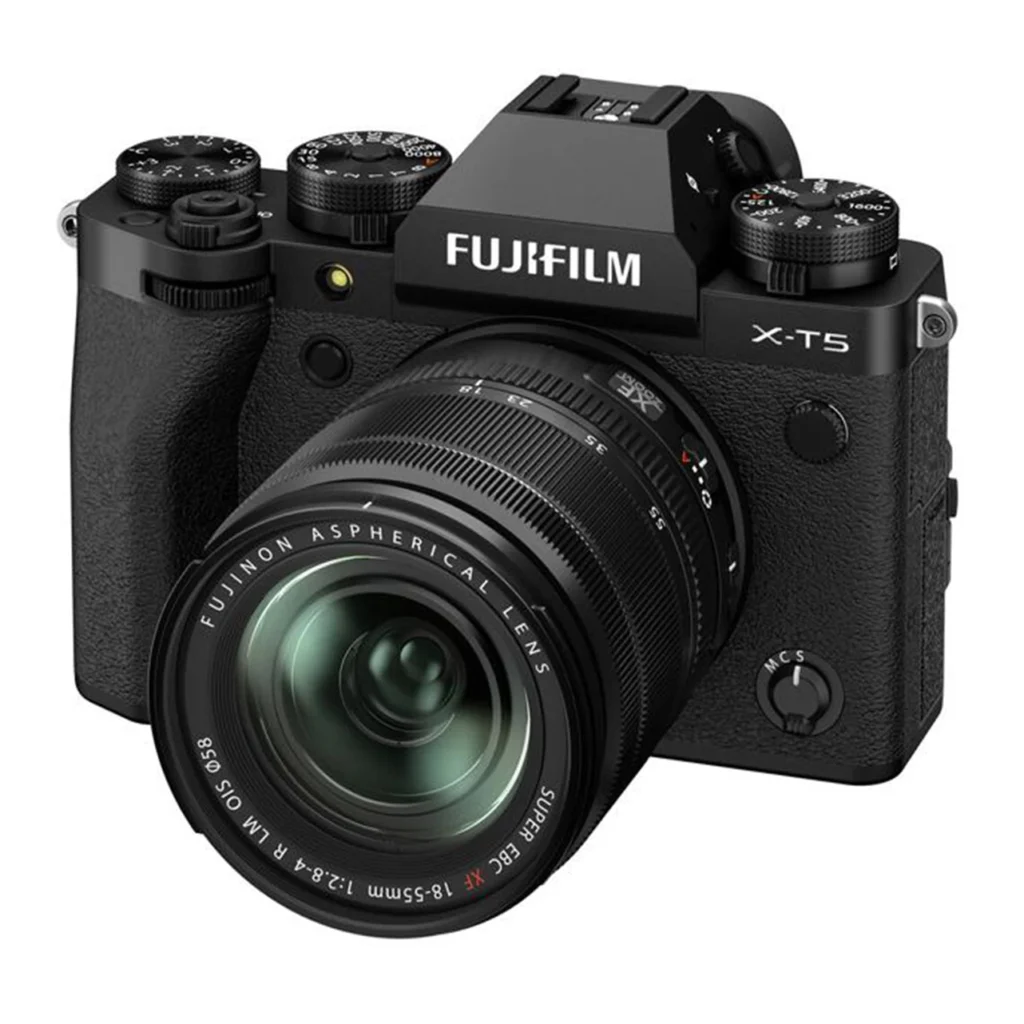 Fujifilm X-T5 boîtier hybride APS-C — idéal pour apprendre le triangle de l'exposition — Photo Good Deal Luxembourg