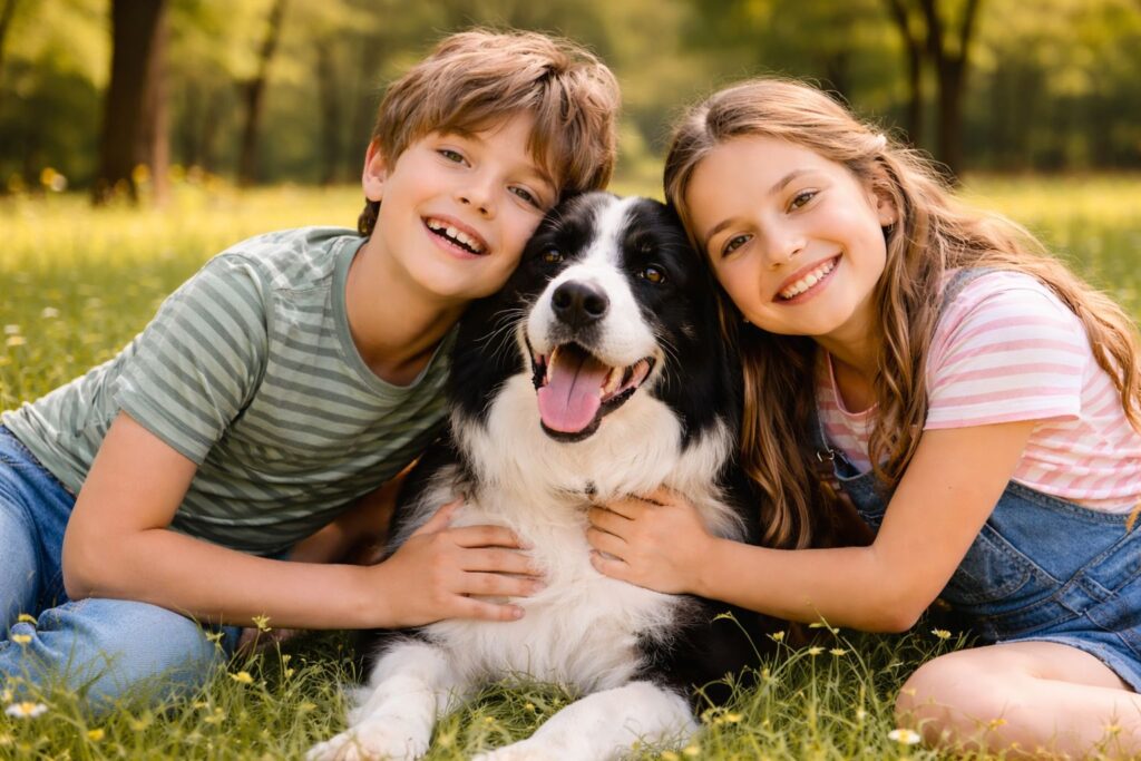  approche bienveillante et respectueuse du chien.