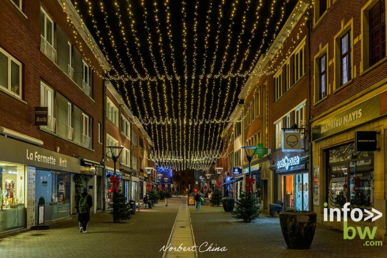 Les illuminations de Noël à Nivelles
