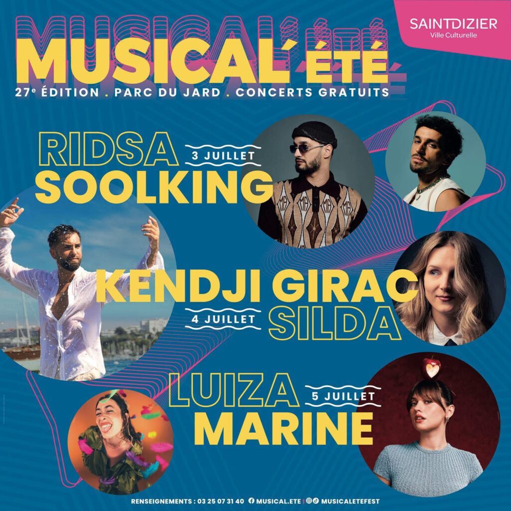 SAINT-DIZIER > MUSICAL'ÉTÉ > PROGRAMMATION
