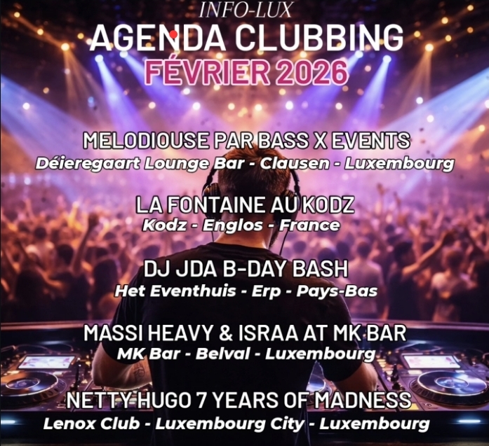 AGENDA CLUBBING FÉVRIER (4/4)