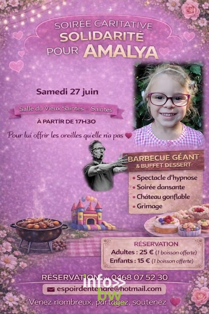 Saintes > Soirée caritative > Amalya