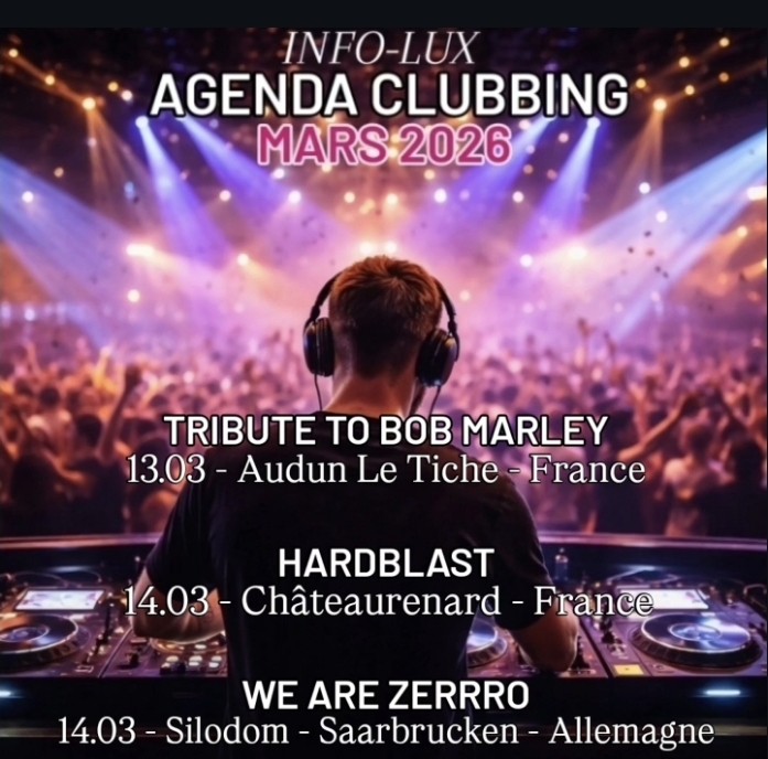AGENDA CLUBBING MARS 2026 (2/4)