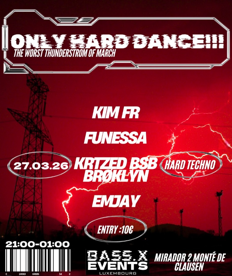 Agenda Clubbing de Mars 2026 (4/4)