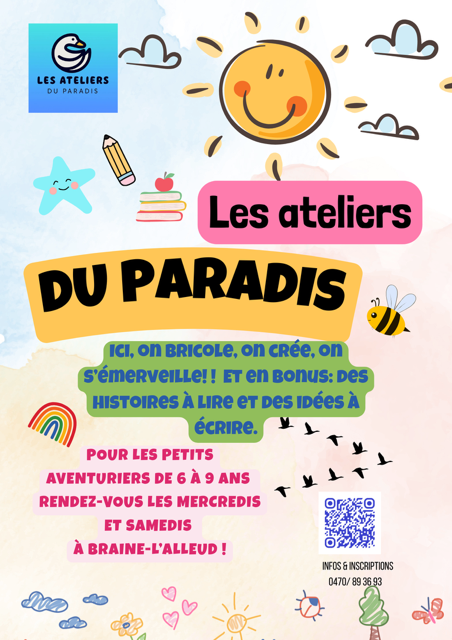 Braine-l’Alleud > Ateliers Paradis enfants