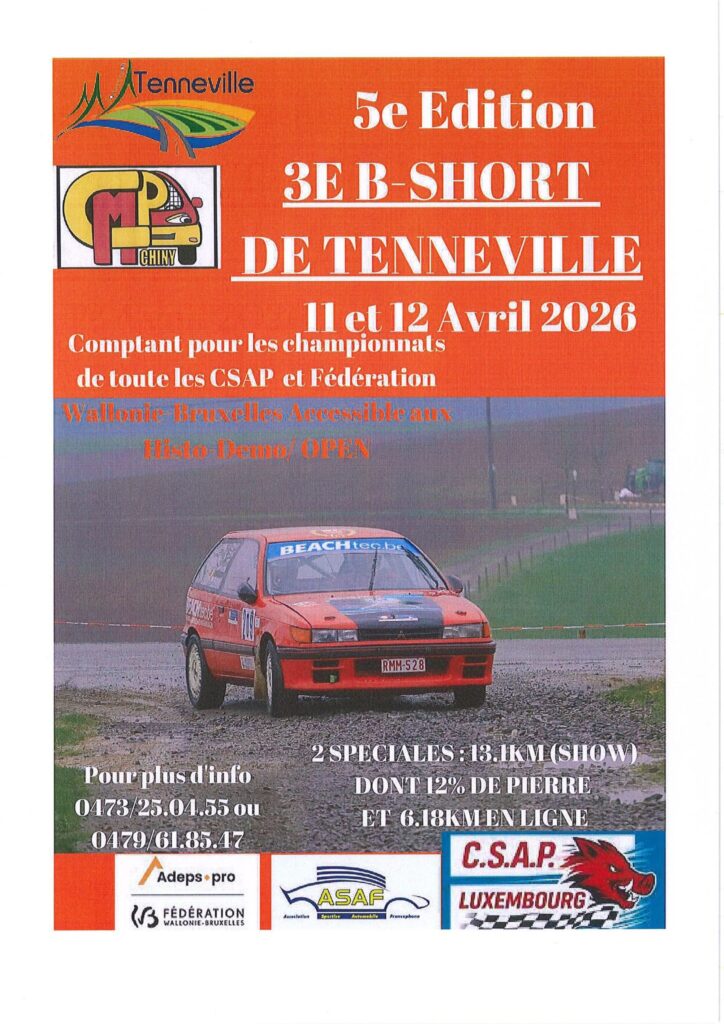 Tenneville > Rallye > B-Short 2026 > Photos