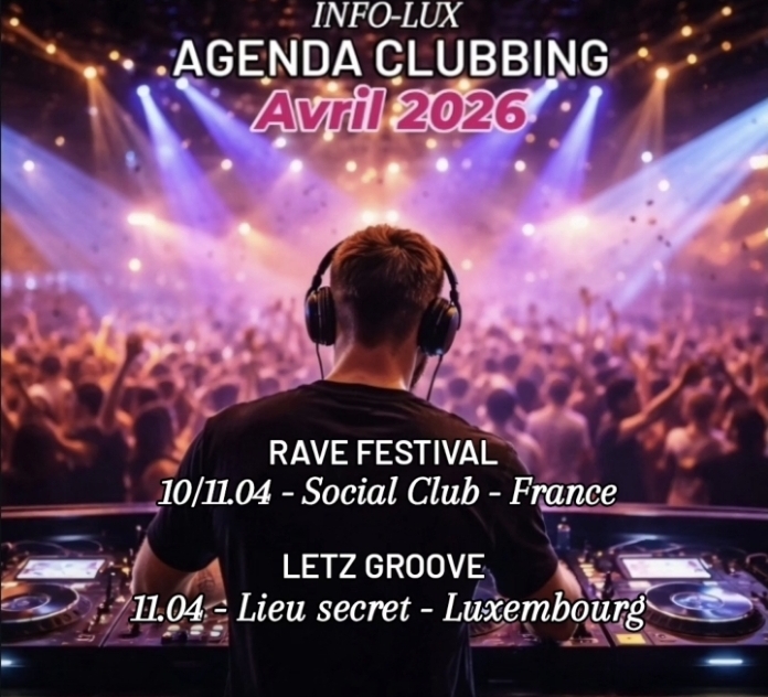 AGENDA CLUBBING AVRIL 2026 (2/4)