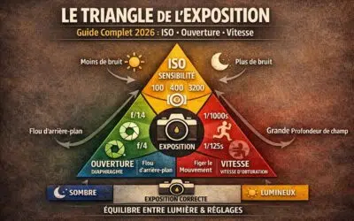 Le Triangle de l’Exposition — Guide Complet 2026 : ISO, Ouverture, Vitesse