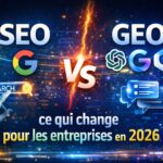 SEO vs GEO : ce qui change pour les entreprises en 2026