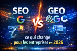 SEO vs GEO : ce qui change pour les entreprises en 2026