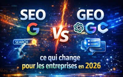 SEO vs GEO : ce qui change pour les entreprises en 2026
