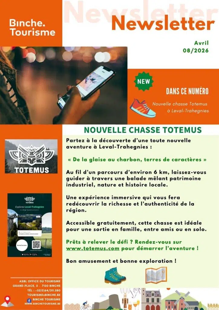 Binche > Totemus > Parcours