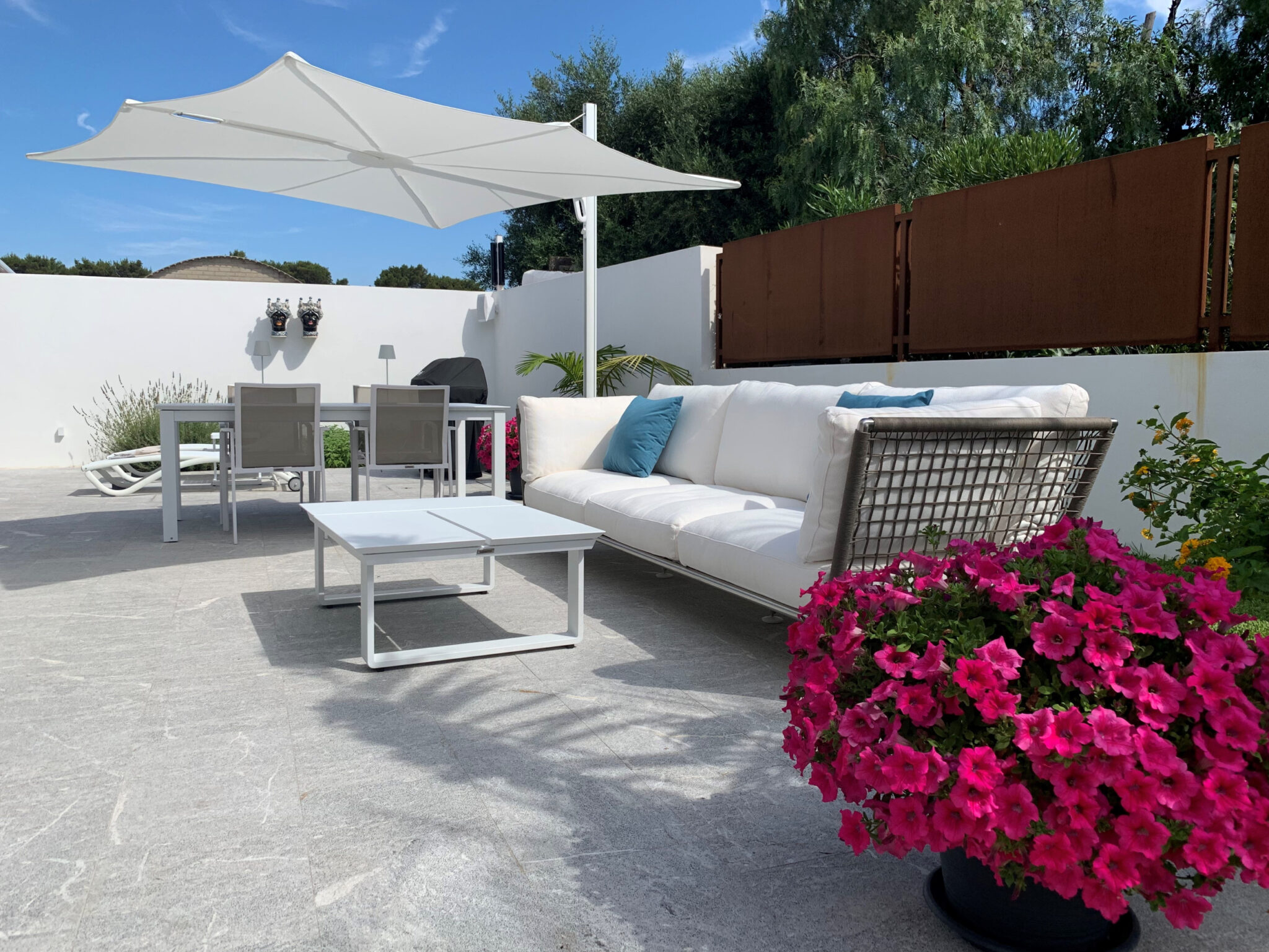 Parasol Spectra Umbrosa multi-mats horeca terrasse hotel - WB Outdoor Concept