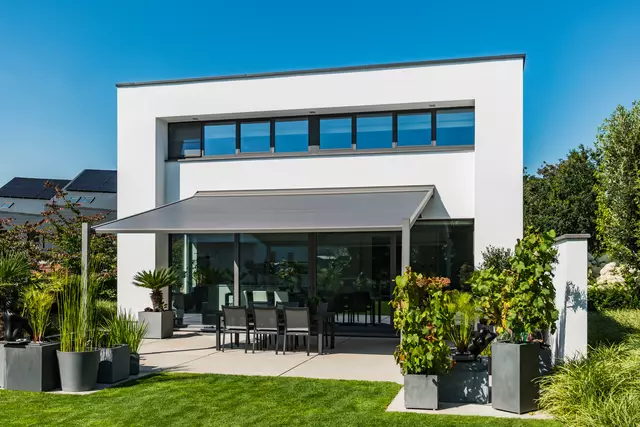 Realisation pergola Lapure Renson residence privee - WB Outdoor Concept revendeur officiel