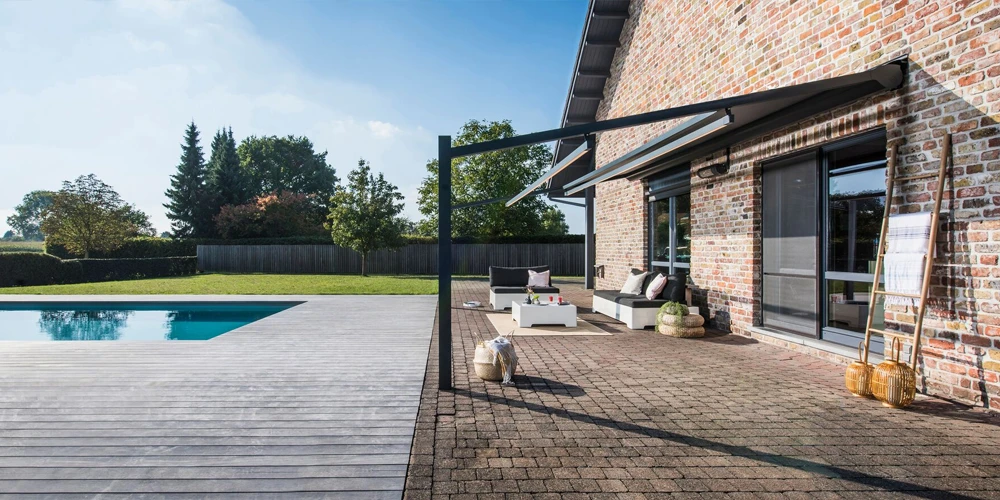 Pergola Lapure Renson toile retractable - WB Outdoor Concept revendeur officiel