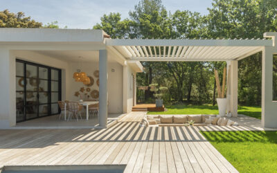 Pergola Camargue Renson chez WB Outdoor Concept : la terrasse haut de gamme en Province de Luxembourg et au Grand-Duche