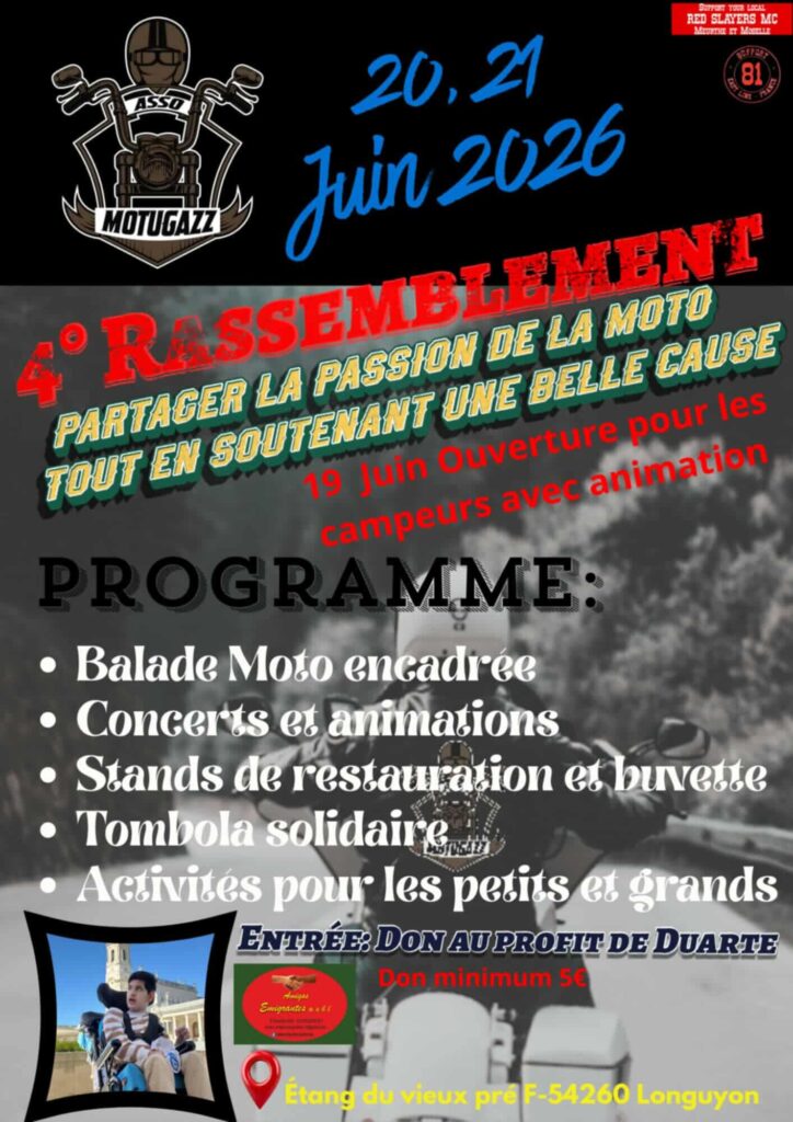 Longuyon > Solidarité > Motards > Motugazz