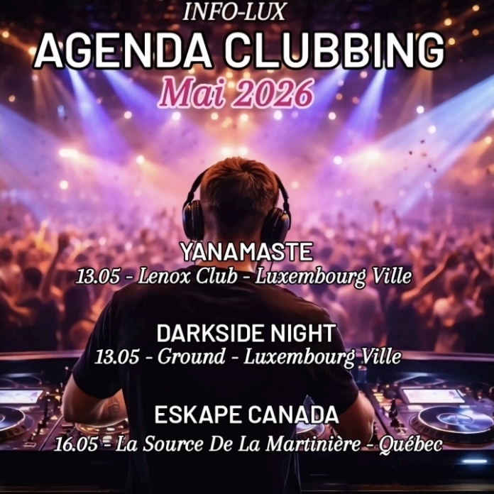 AGENDA CLUBBING MAI 2026 (2/4)