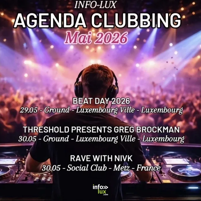 AGENDA CLUBBING MAI 2026 (4/4)