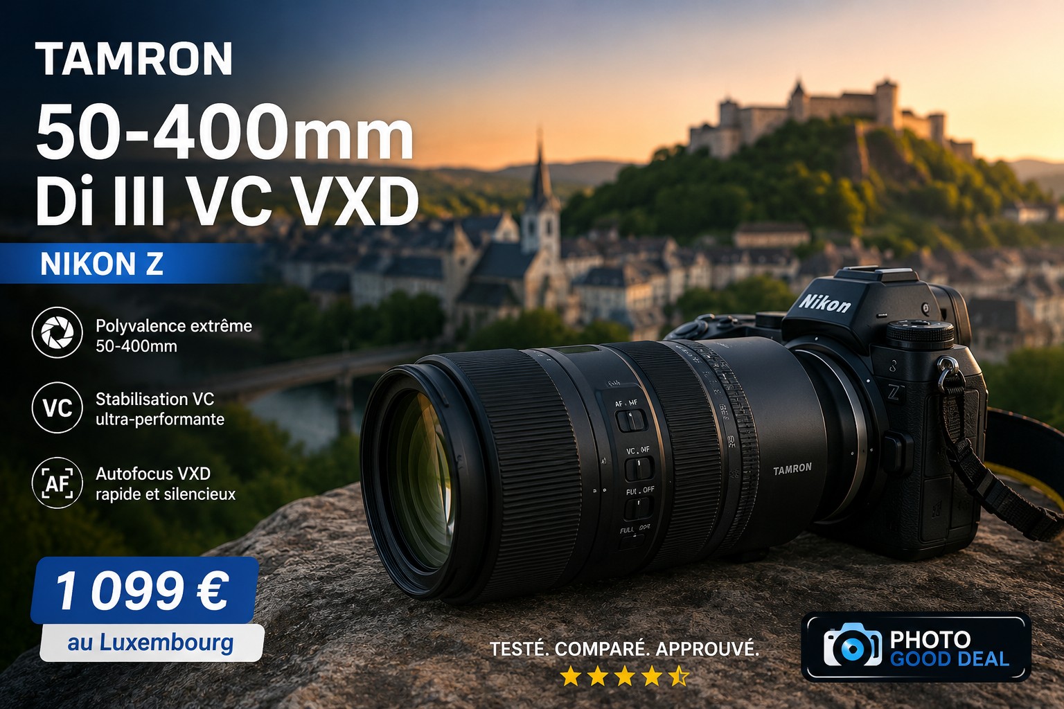 Tamron 50-400mmNikonz Tamron 50-400mm Di III VC VXD Nikon Z au Luxembourg