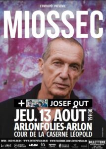 ArLonFolies 2026 : Miossec + Josef Out - 2026-08-13 - L'Entrepot Arlon