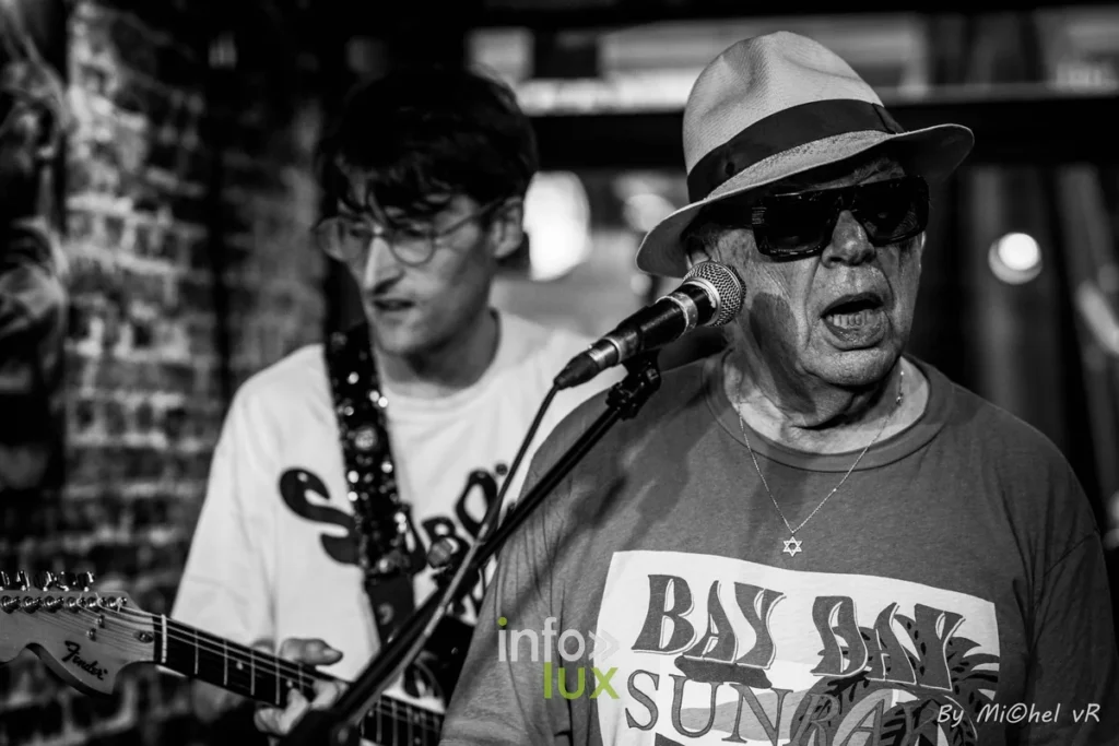 Boogie Boy en concert au Café Bizon — Brussels Jazz Weekend 2026 Day Two, photo 1 par Michel van Rhijn (noir et blanc)