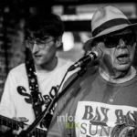 Boogie Boy en concert au Café Bizon — Brussels Jazz Weekend 2026 Day Two, photo 1 par Michel van Rhijn (noir et blanc)