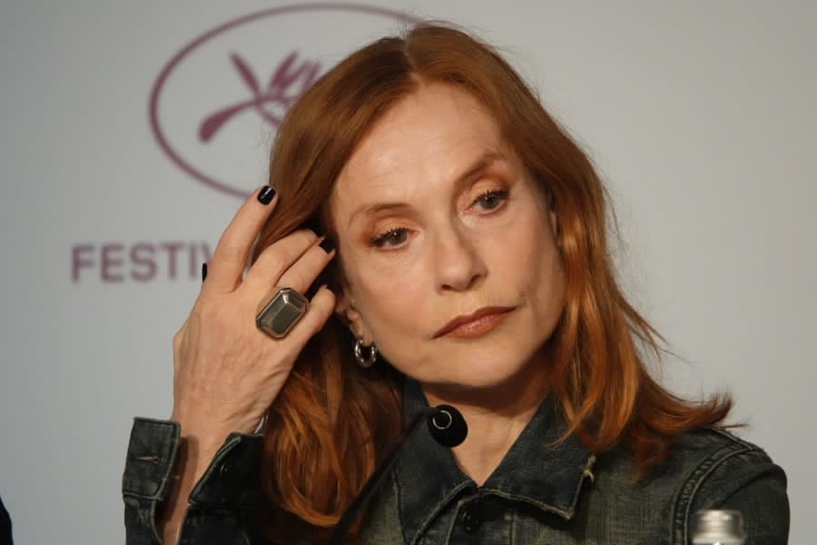 L'actrice Isabelle Huppert au Festival de Cannes