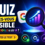 Quiz visibilité web — SEO, GEO, AEO