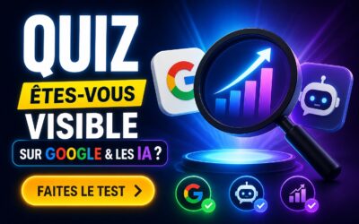 Quiz visibilité web — SEO, GEO, AEO