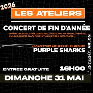 Concert de fin d'annee des Ateliers 2026 - 2026-05-31 - L'Entrepot Arlon
