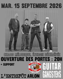 Guitar Gangsters a L'Entrepot - 2026-09-15 - L'Entrepot Arlon