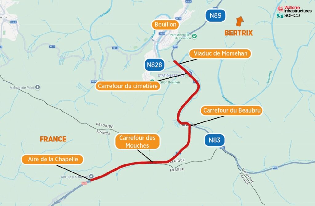 Bouillon > Travaux > Chantier N89