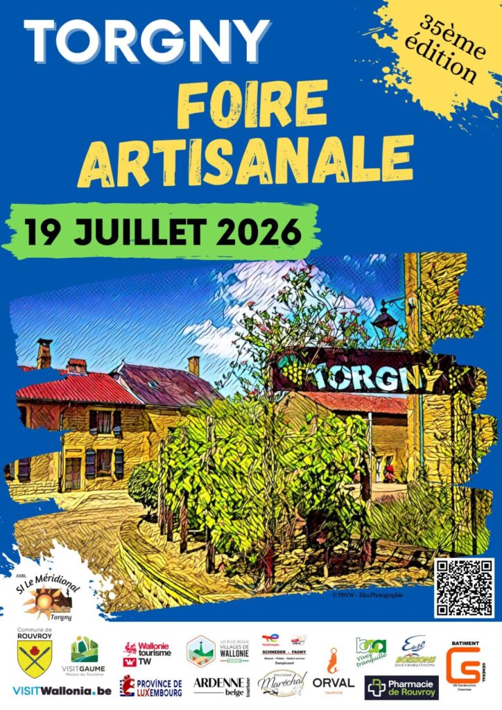 Rouvroy > Marché > Foire Artisanale de Torgny 2026 - affiche