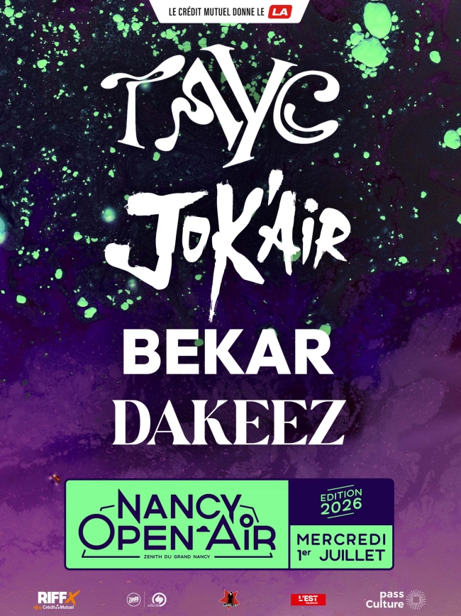 Tayc Jok Air Bekar Dakeez Nancy Open Air 2026