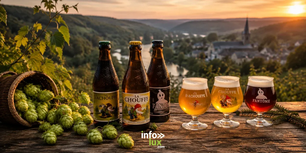 Houblon des Ardennes – brasserie à Soy (Erezée), province de Luxembourg
