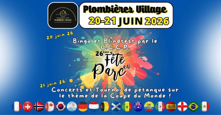 Plombières > Fête > 26e Fête au Parc 2026