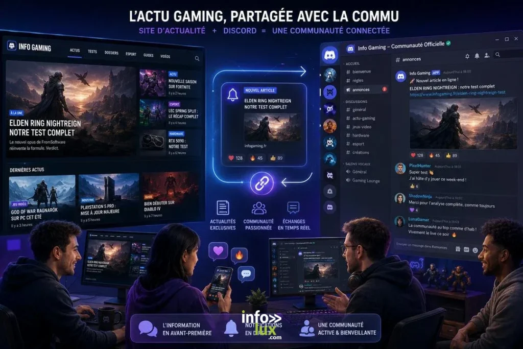 Gaming > Communauté > Info Gaming ouvre son serveur Discord officiel