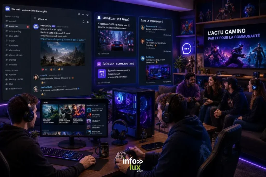 Gaming > Communauté > Info Gaming ouvre son serveur Discord officiel