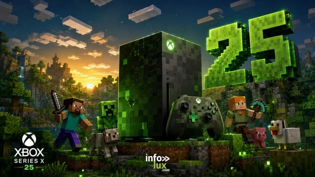 Gaming > Hardware > Xbox Series X25 Minecraft Limited Edition