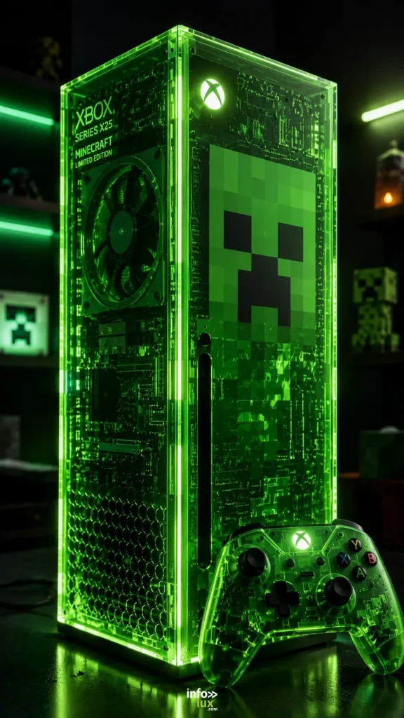 Gaming > Hardware > Xbox Series X25 Minecraft Limited Edition